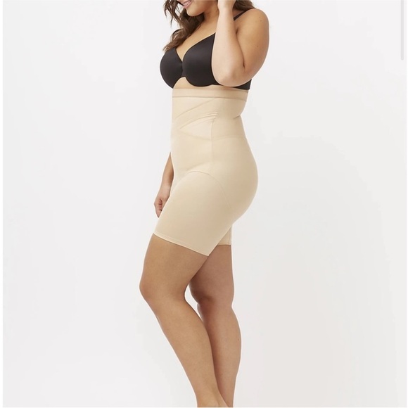 Cacique Ultra High Waist Thigh Shaper Womens Plus Size - Picture 3 of 9